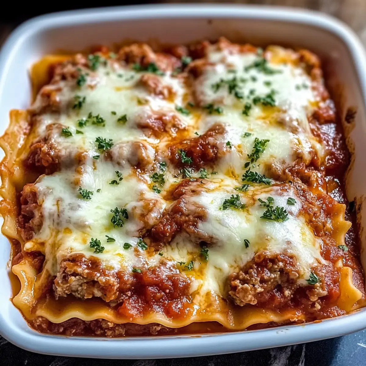 Million Dollar Ravioli Lasagna with Creamy Ricotta and Golden Mozzarella