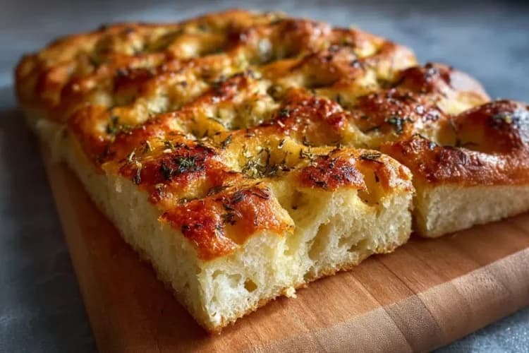 Same Day Focaccia with Crisp Edges and Rosemary Olive Oil