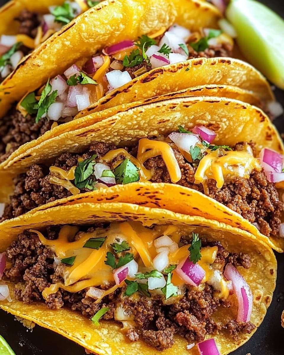 Tacos Dorados with Ground Beef and Two Cheeses